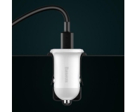 Baseus Grain Pro Car Charger (Dual USB 4.8A ) White - 1348120 - zdjęcie 3